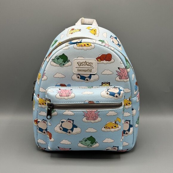 Loungefly Pokemon Sleeping Characters Mini Backpack NEW main image 6